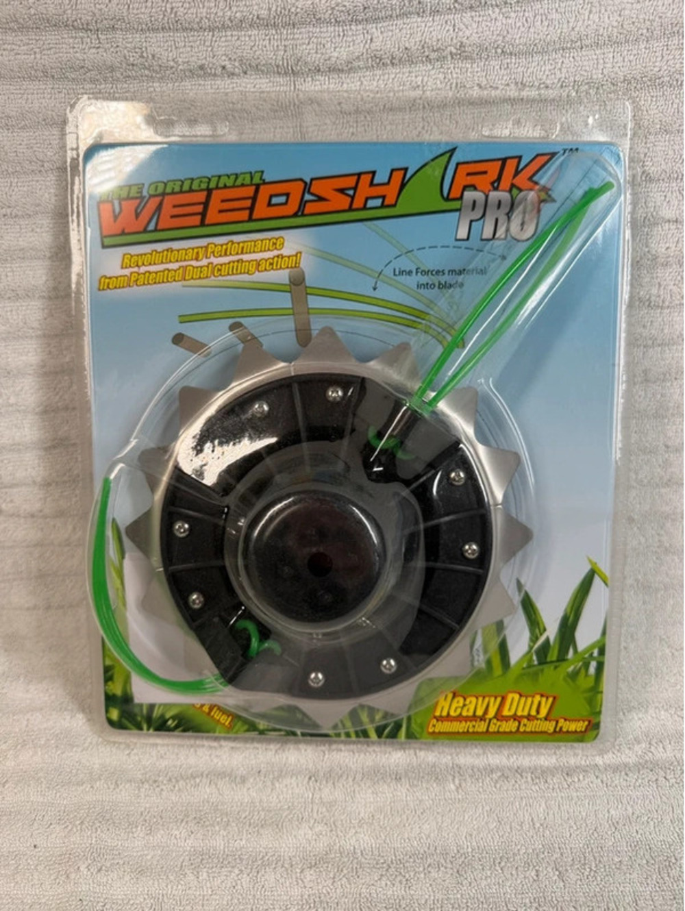 The Original Weedshark Pro Trimmer Head Heavy Duty Commercial Grade Cutting New